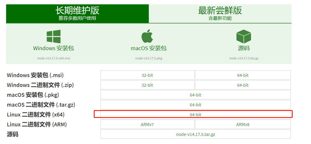 CentOS安装NodeJS