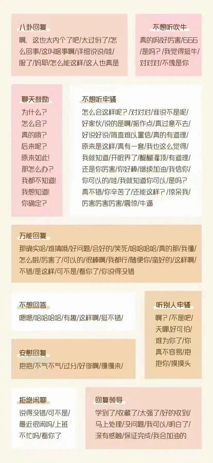 聊天攻略